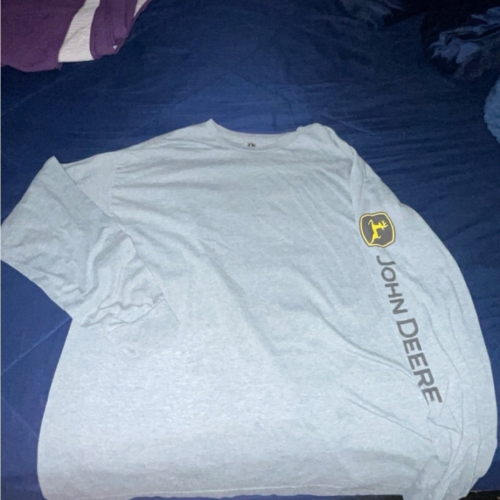 John Deere Gray Men's Shirt
